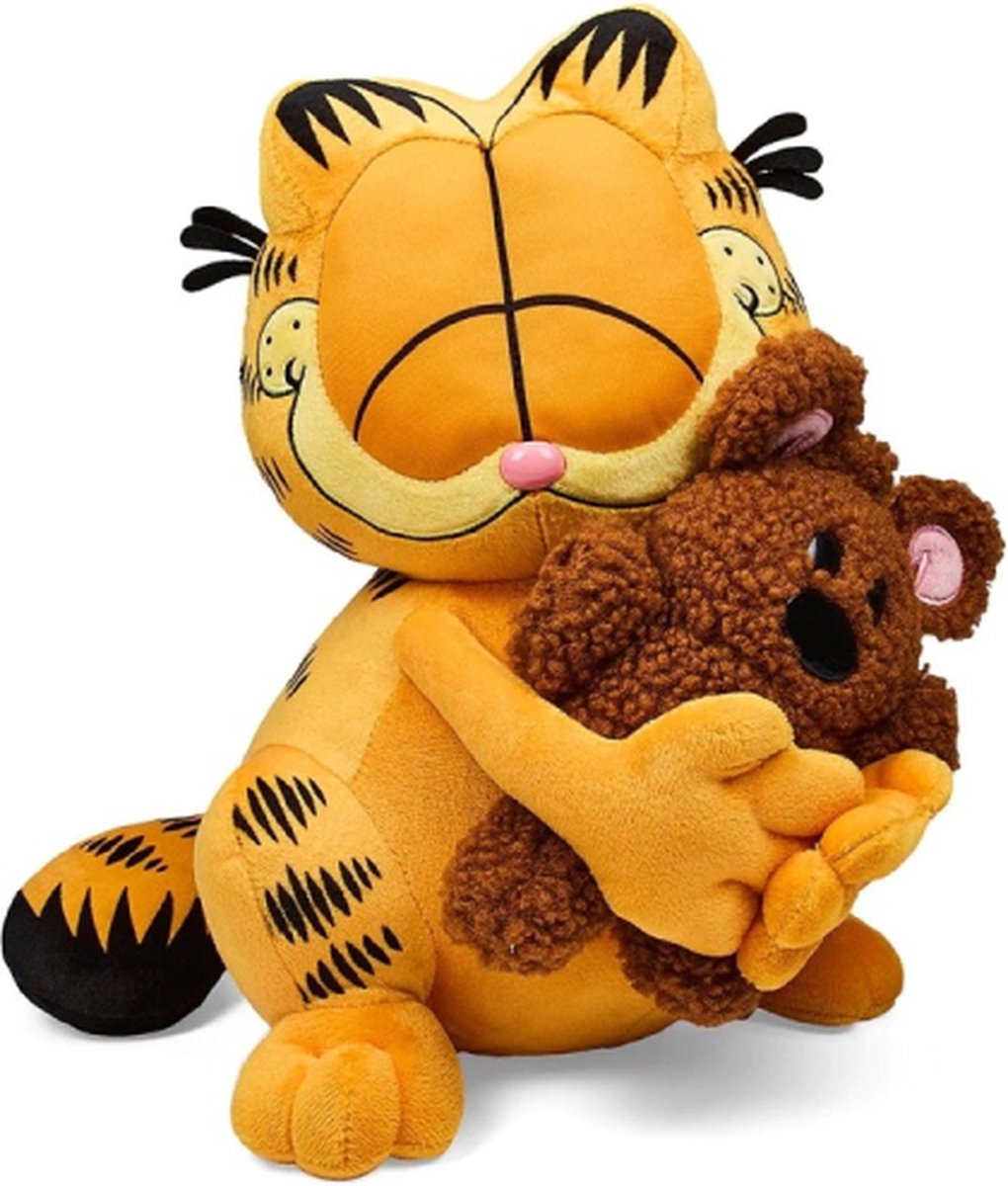 Garfield met Pooky Pluche Knuffel 40 cm [Nickelodeon Plush Toy | Speelgoed Knuffeldier Knuffelpop voor kinderen jongens meisjes | Kat Cat Animal]